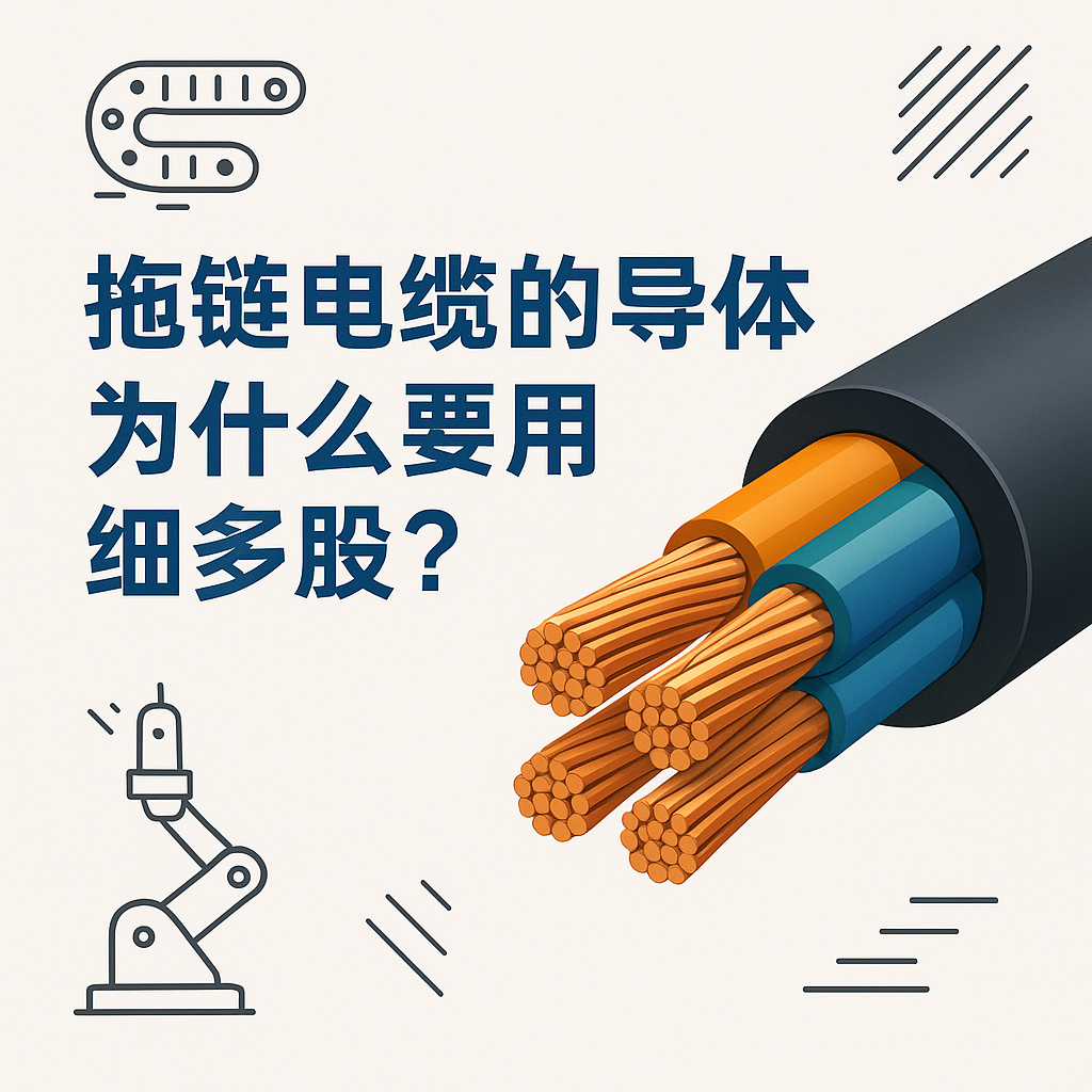 拖链电缆的导体为什么要用细多股？？？？？