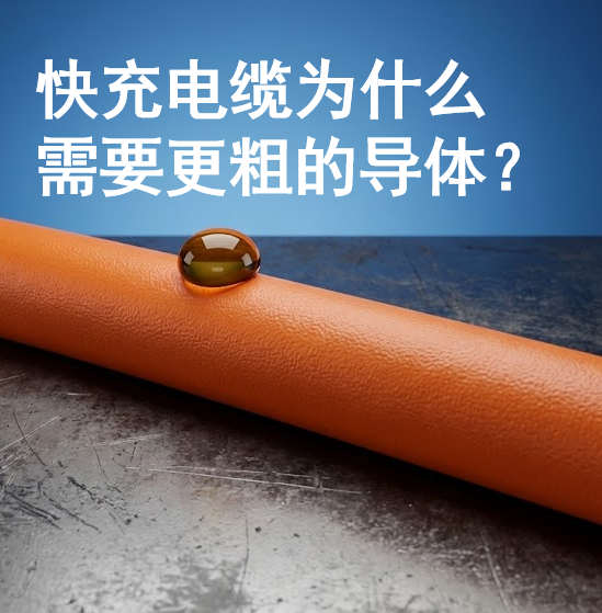 快充电缆为什么需要更粗的导体？？？揭秘新能源汽车充电的“热”知识